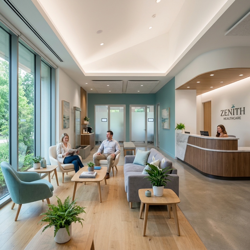 CarePulse Clinic Modern Interior