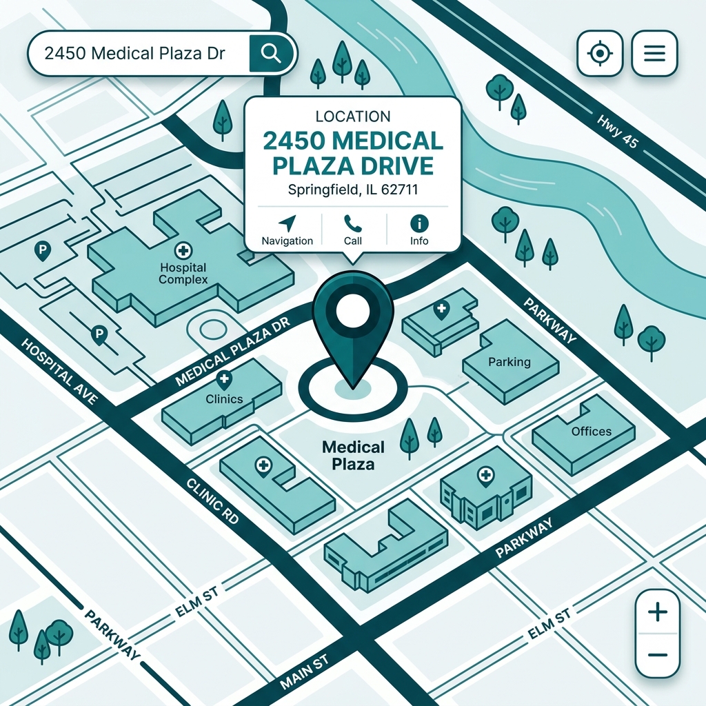 CarePulse Clinic Location Map